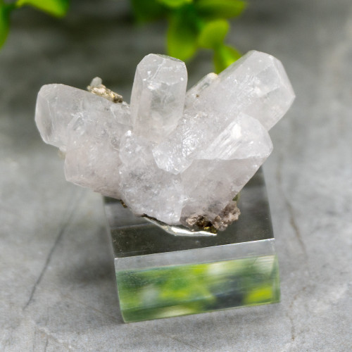 Mangano Calcite on Pyrite on stand #6