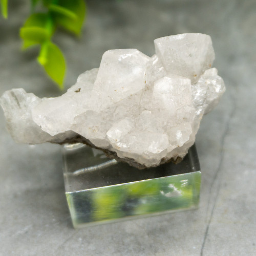 Mangano Calcite on Pyrite on stand #1