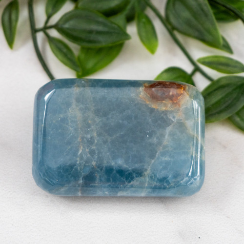 Blue Onyx Palmstone #8