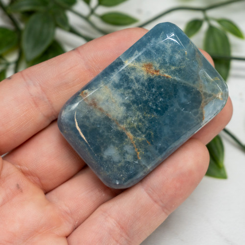 Blue Onyx Palmstone #8
