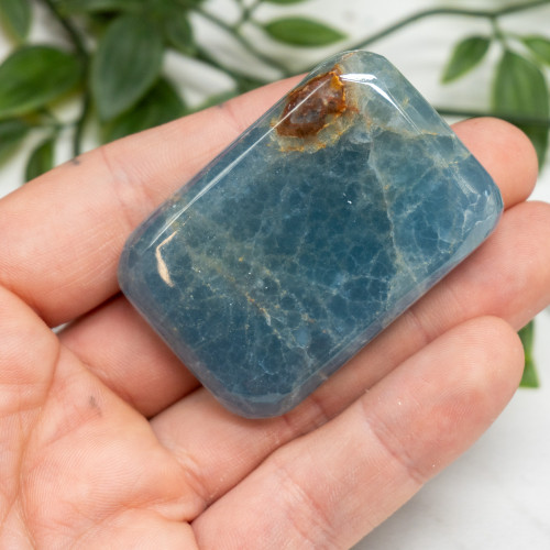 Blue Onyx Palmstone #8
