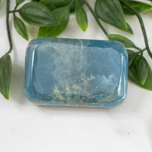 Blue Onyx Palmstone #7
