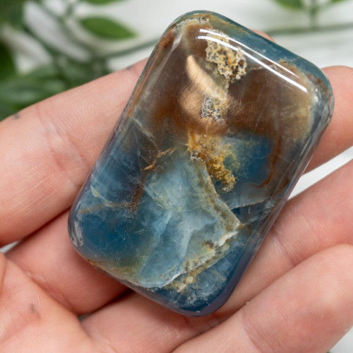 Blue Onyx Palmstone #6