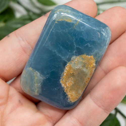 Blue Onyx Palmstone #5
