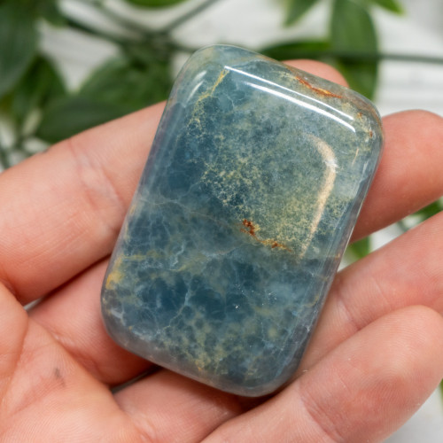 Blue Onyx Palmstone #4