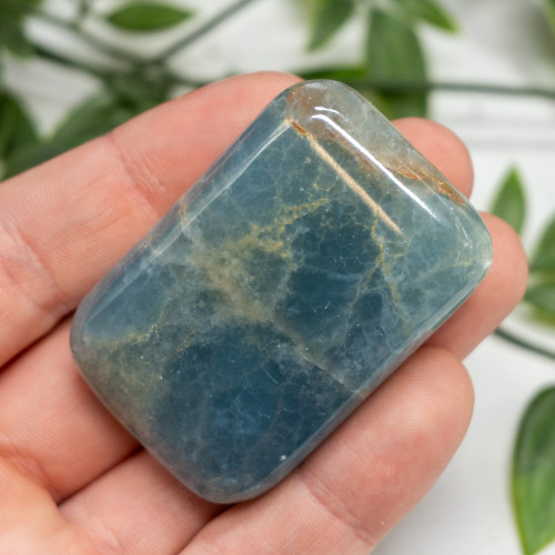 Blue Onyx Palmstone #4