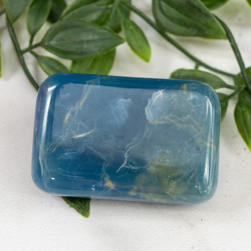 Blue Onyx Palmstone #3