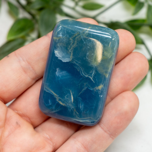 Blue Onyx Palmstone #3