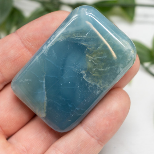Blue Onyx Palmstone #2