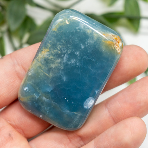 Blue Onyx Palmstone #2