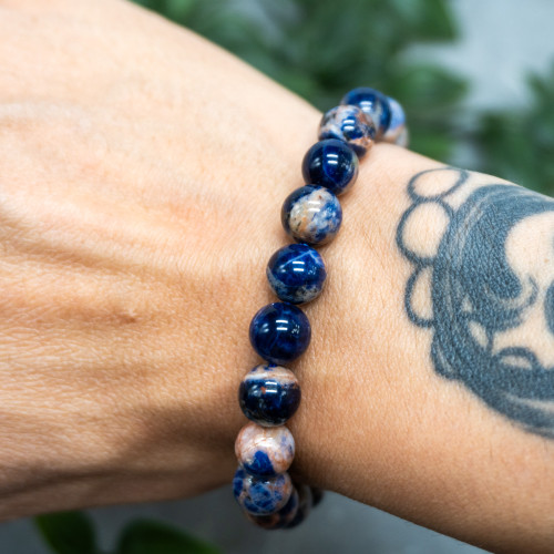 Sunset Sodalite 8mm Bracelet