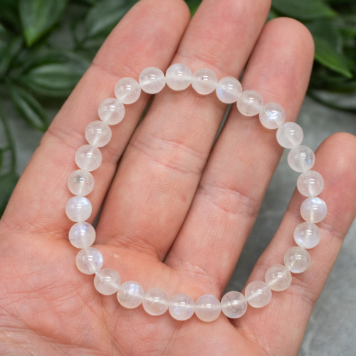 Moonstone Bracelet 6mm (A+ Quality)
