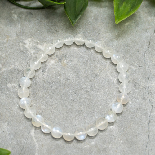 Moonstone Bracelet 6mm (A+ Quality)
