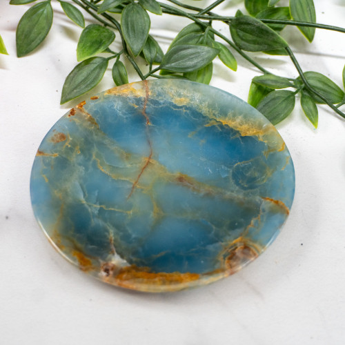 Blue Onyx Plate With Blemish #2