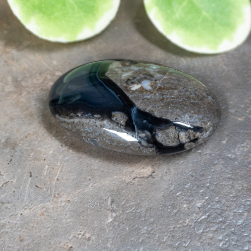 Volcano Agate Palmstone (UV Reactive) #15