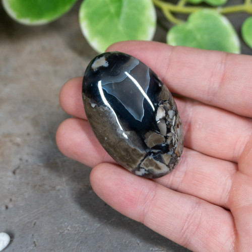 Volcano Agate Palmstone (UV Reactive) #14