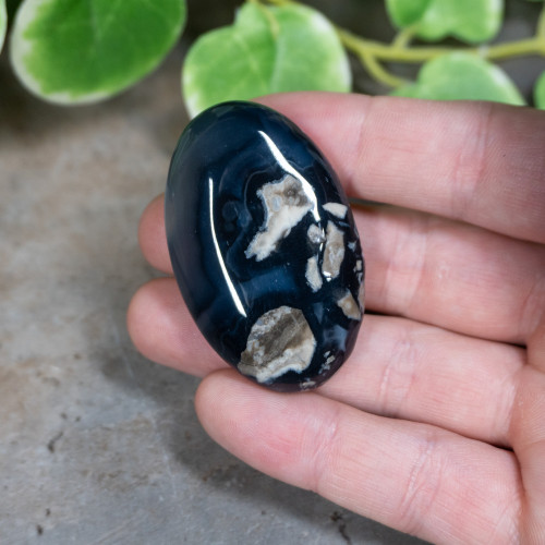 Volcano Agate Palmstone (UV Reactive) #13