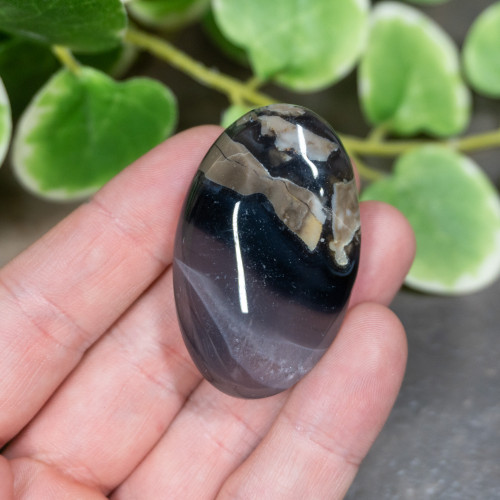 Volcano Agate Palmstone (UV Reactive) #12