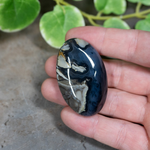 Volcano Agate Palmstone (UV Reactive) #11