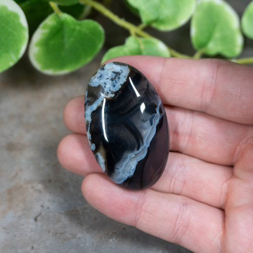 Volcano Agate Palmstone (UV Reactive) #10