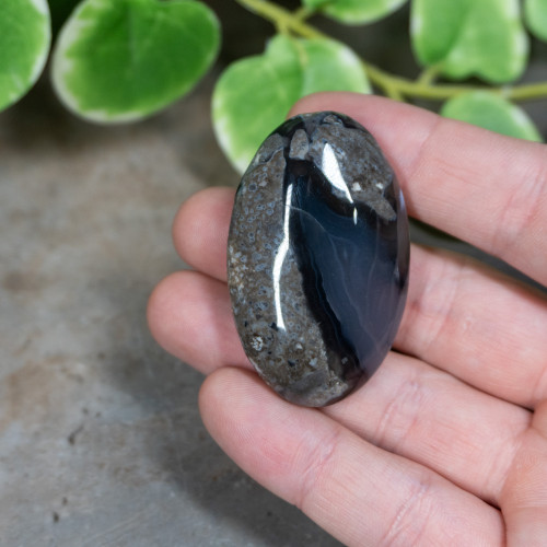 Volcano Agate Palmstone (UV Reactive) #9