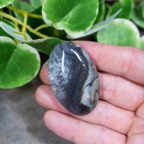 Volcano Agate Palmstone (UV Reactive) #8