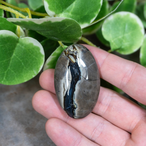 Volcano Agate Palmstone (UV Reactive) #7