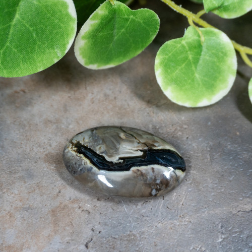 Volcano Agate Palmstone (UV Reactive) #7