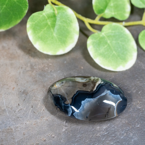 Volcano Agate Palmstone (UV Reactive) #6