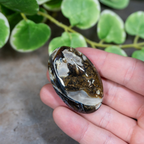 Volcano Agate Palmstone (UV Reactive) #4