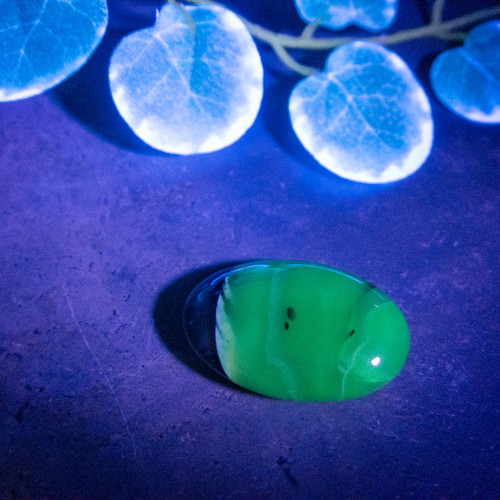 Volcano Agate Palmstone (UV Reactive) #3