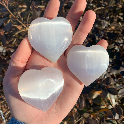 Selenite Heart