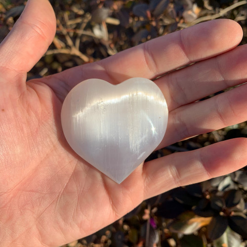 Selenite Heart