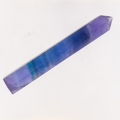 Purple &amp; Blue Fluorite XL Tower #4