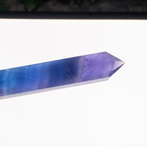 Purple &amp; Blue Fluorite XL Tower #4