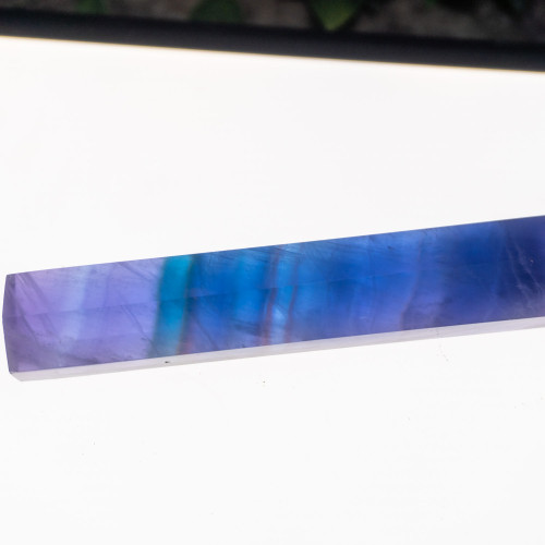 Purple &amp; Blue Fluorite XL Tower #4