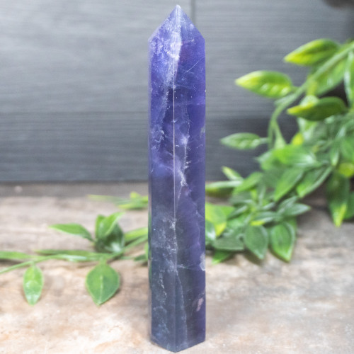 Purple & Blue Fluorite XL Tower #3
