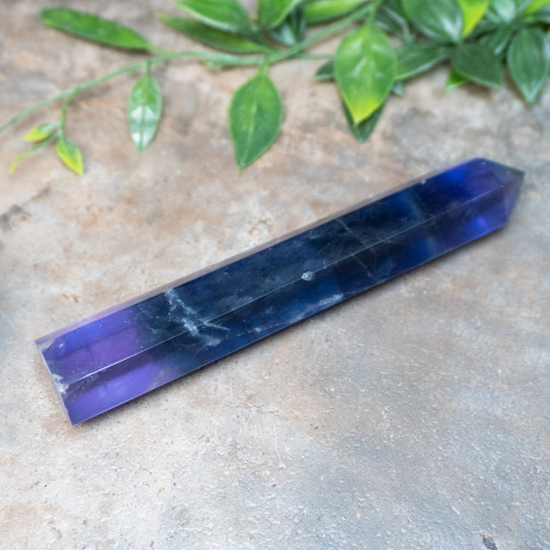 Purple & Blue Fluorite XL Tower #2