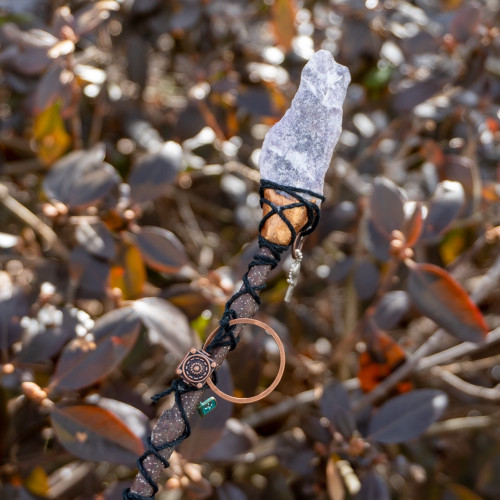 Raw Lepidolite Wand