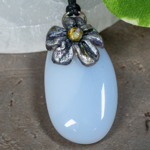 Blue Chalcedony Necklace #1