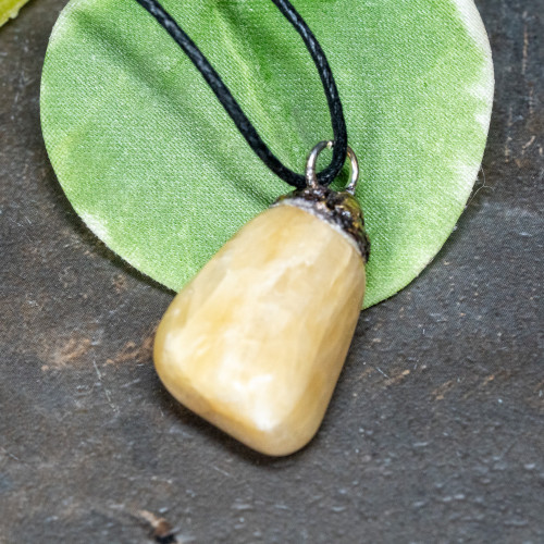 Orangce Calcite Necklace #1