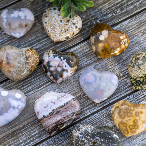 Ocean Jasper Heart