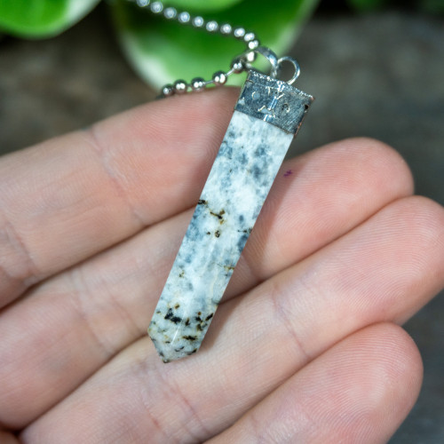 Blue Jay Sapphire and Garnet Pendant #4