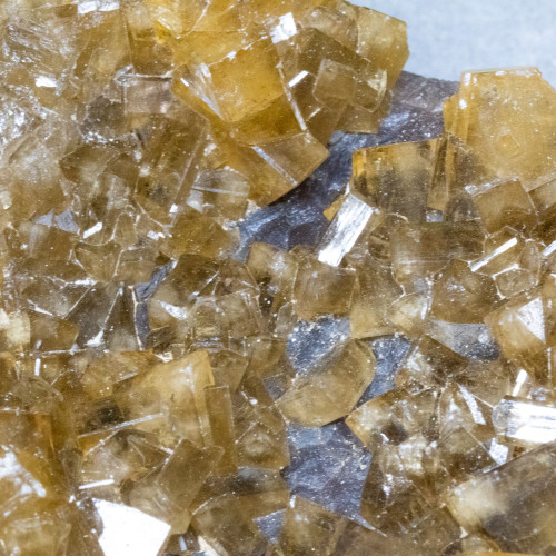 Golden Barite on Fluorite #21