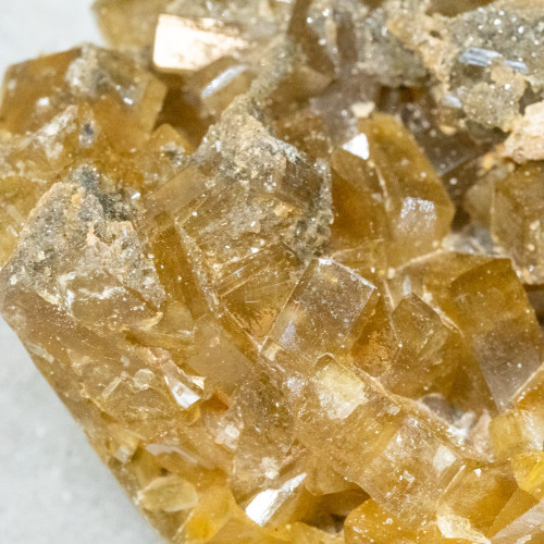 Golden Barite on Fluorite #19