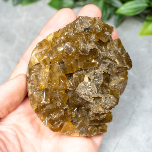 Golden Barite on Fluorite #19