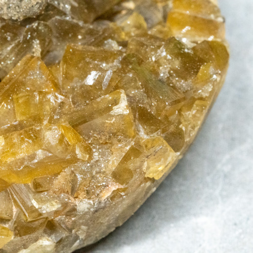 Golden Barite on Fluorite #19