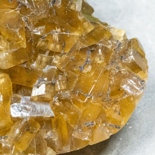 Golden Barite on Fluorite #18