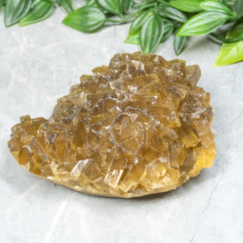Golden Barite on Fluorite #18