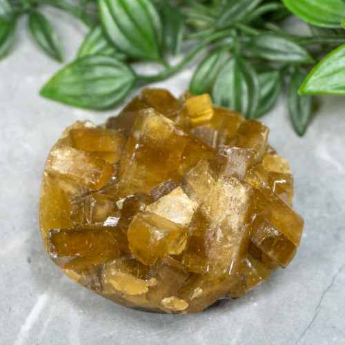 Golden Barite on Fluorite #17